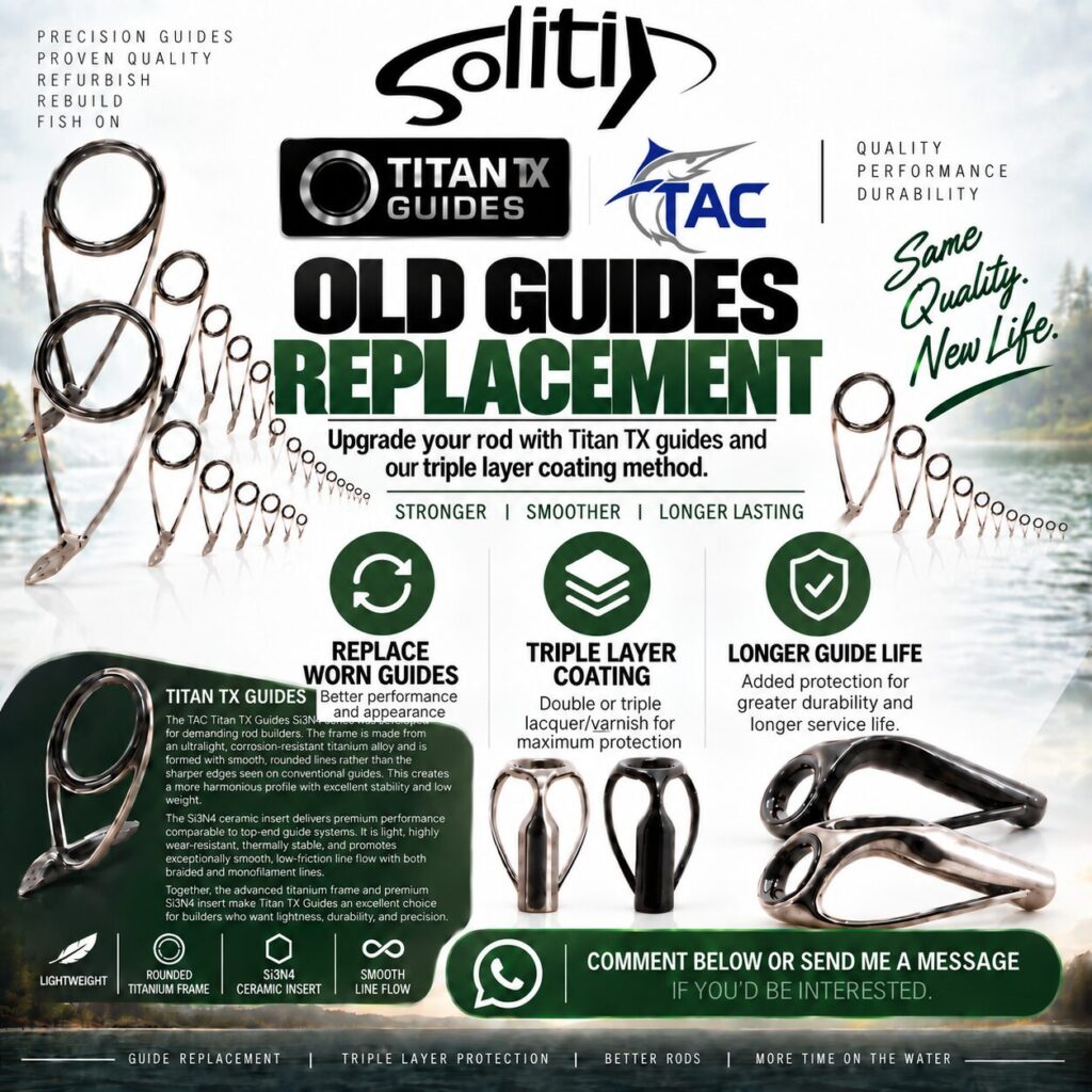 Titan TX guide replacement and rod refurbishment at Solitip ZA