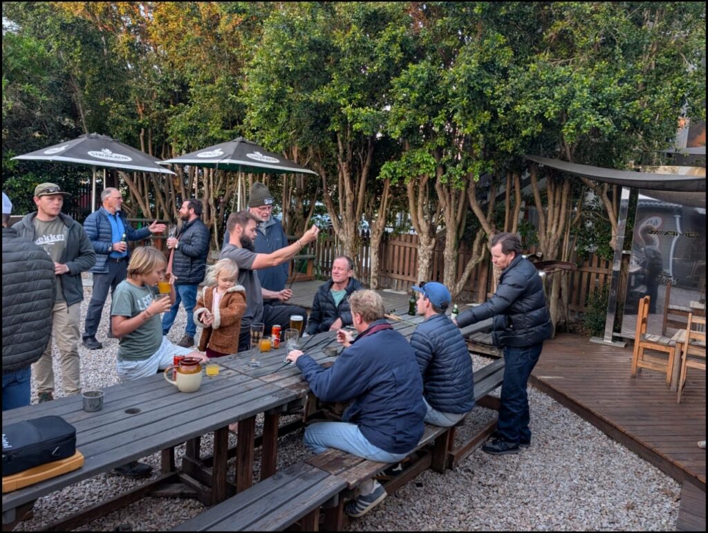 Fishing community gathering in South Africa